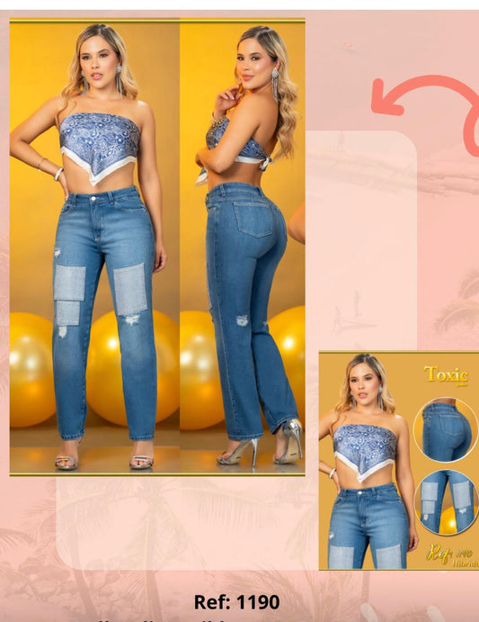 Jeans colombiano cintura